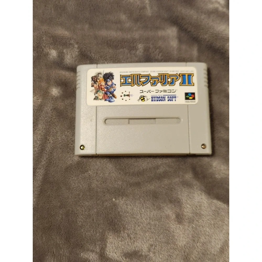 Super Famicom ELFARIA II 2 Cartridge Only Nintendo Sfc